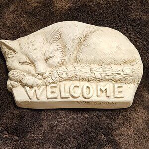 Telle M. Stein Sleeping Cat Statue